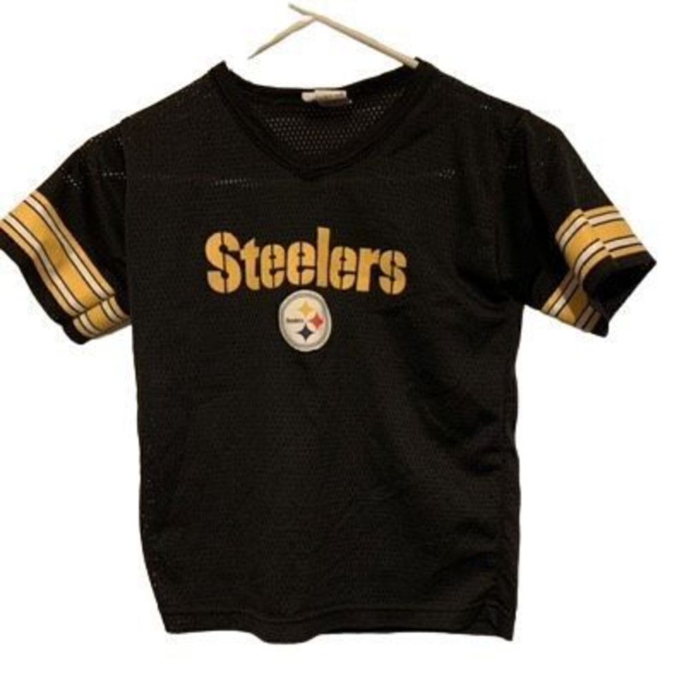 Pittsburgh Steelers Vintage Franklin Size Youth Small Mesh Jersey